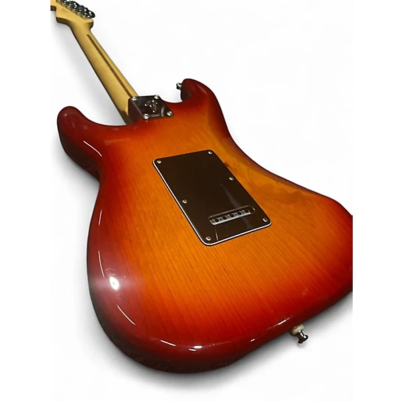 Used Fender Player Plus Stratocaster HSS Aged Cherry Burst Solid Body Electric Guitar