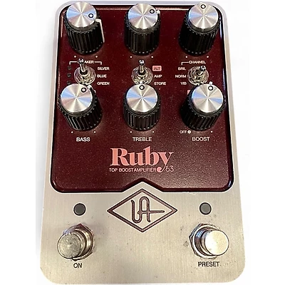 Used Universal Audio Ruby '63 Top Boost Amplifier Guitar Preamp
