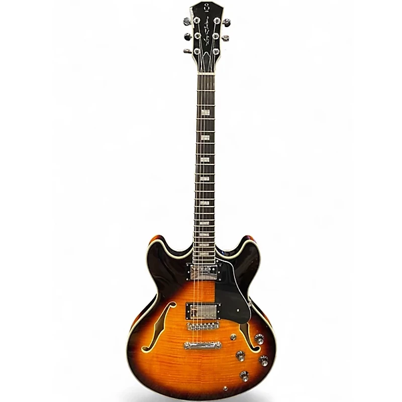 Used PRS SE Custom 22 Semi-Hollowbody SANTANA YELLOW Hollow Body Electric Guitar