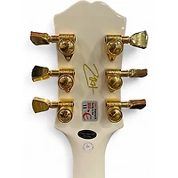 Used Epiphone Matt Heafy Les Paul Custom Bone White Solid Body Electric Guitar