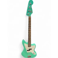 Used Fender Mark Hoppus Signature Jaguar Bass seafoam green Electric Bass Guitar