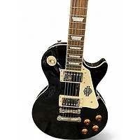 Used Epiphone Les Paul Standard Black and White Solid Body Electric Guitar