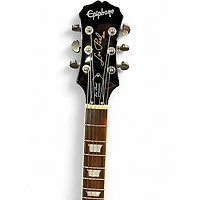 Used Epiphone Les Paul Standard Black and White Solid Body Electric Guitar