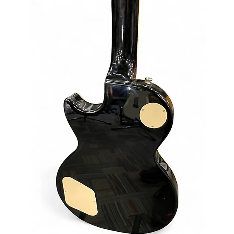 Used Epiphone Les Paul Standard Black and White Solid Body Electric Guitar