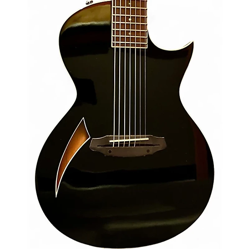 Used ESP LTD TL7 Black Acoustic Electric Guitar