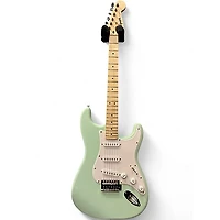 Used Squier Sonic Stratocaster Surf Green Solid Body Electric Guitar