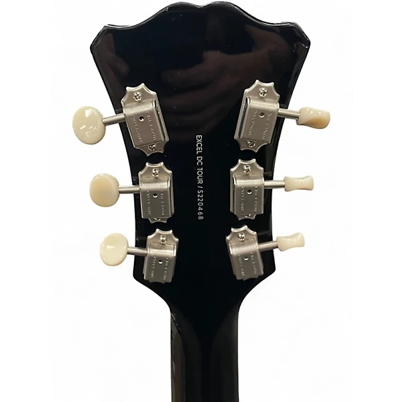 Used D'Angelico EX-DC/SP Black Hollow Body Electric Guitar