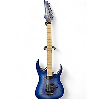 Used Ibanez RGAR42MFMT Jewel Blue Solid Body Electric Guitar