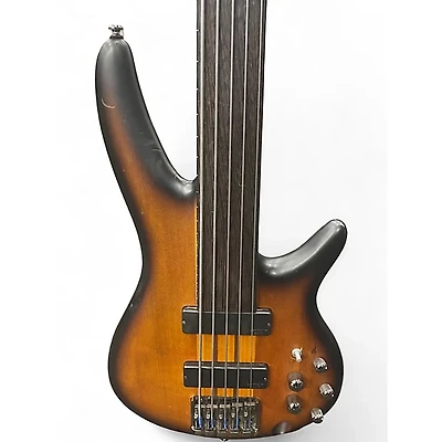 Used Ibanez SRF705 Tobacco Burst Electric Bass Guitar