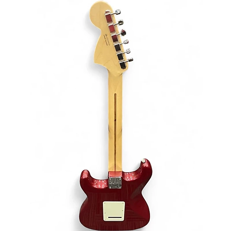 Used Fender American Performer Stratocaster HSS Aubergine Solid Body Electric Guitar