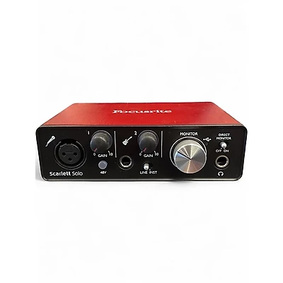 Used Focusrite Scarlett Solo Audio Interface