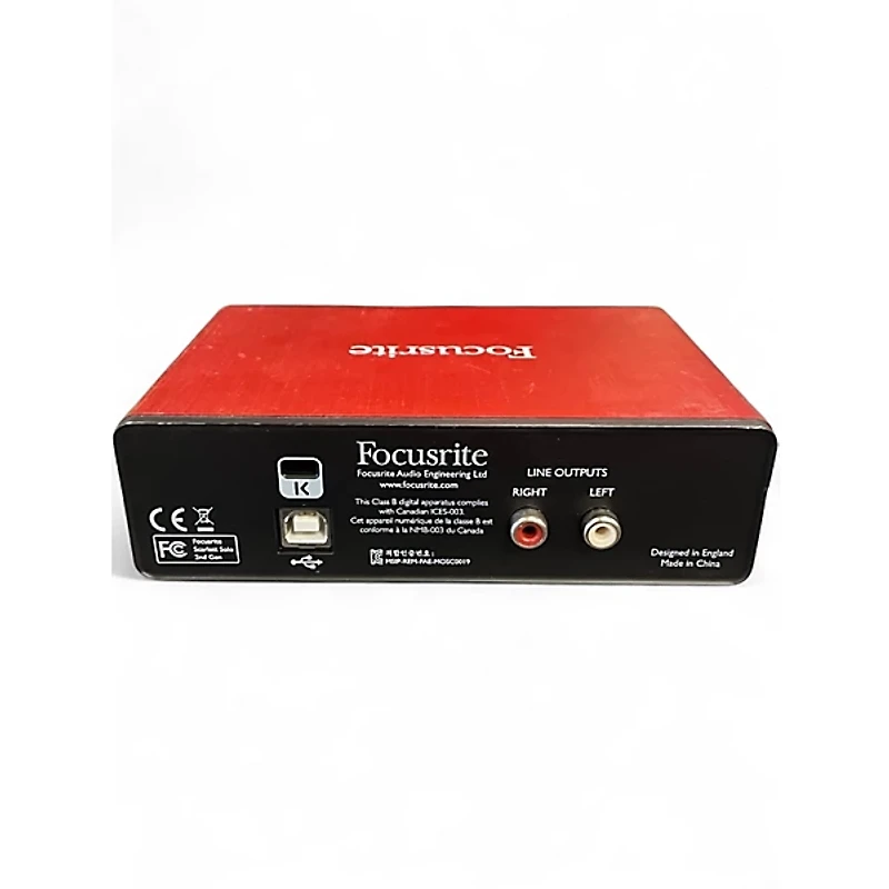 Used Focusrite Scarlett Solo Audio Interface