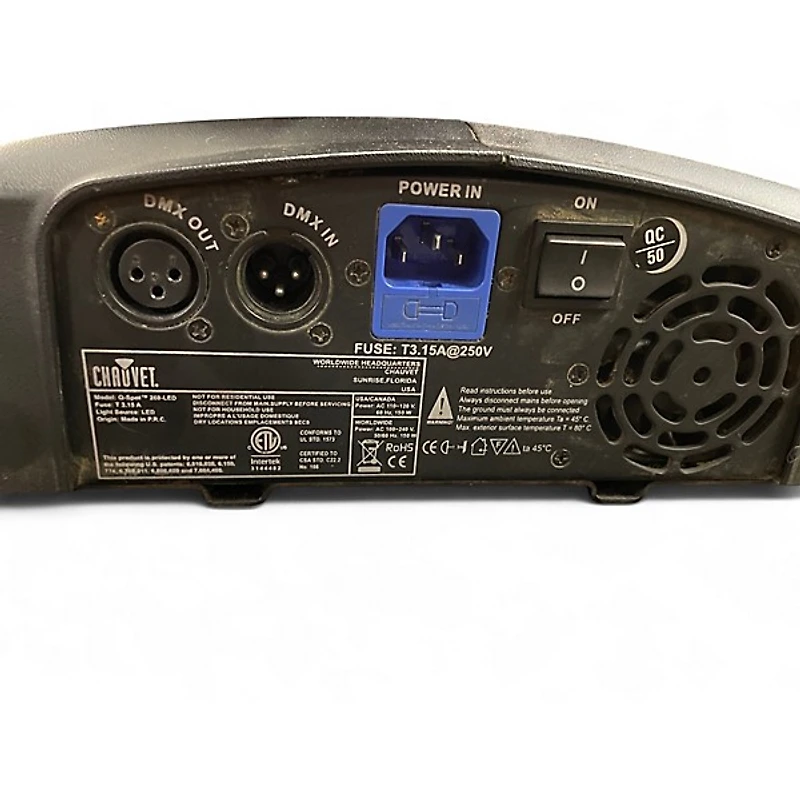 Used CHAUVET DJ Q-Spot 260 LED Moving Yoke Spot Intelligent Lighting