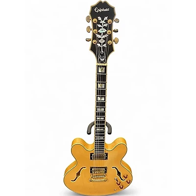 Used Epiphone Sheraton II Natural Hollow Body Electric Guitar