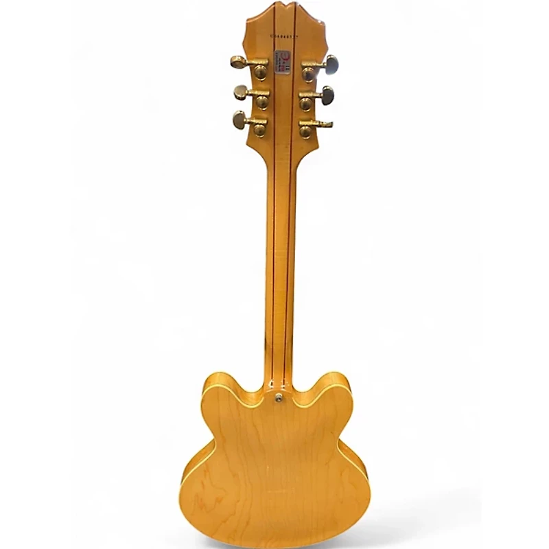 Used Epiphone Sheraton II Natural Hollow Body Electric Guitar