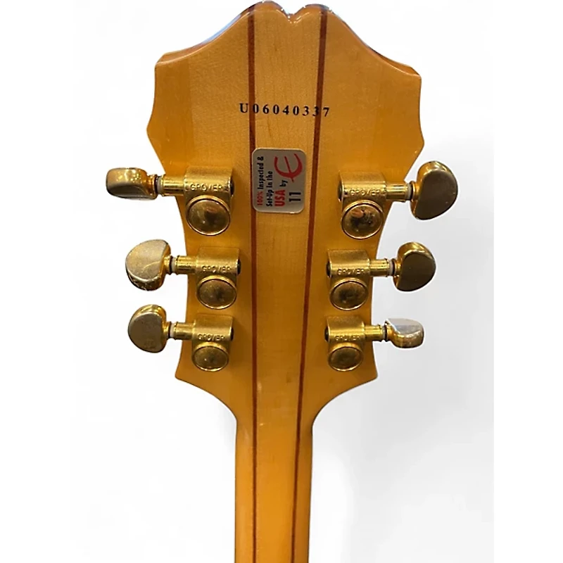 Used Epiphone Sheraton II Natural Hollow Body Electric Guitar