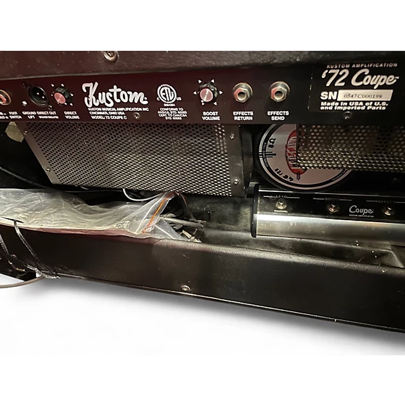 Used Kustom 72 Coupe Tube Guitar Combo Amp