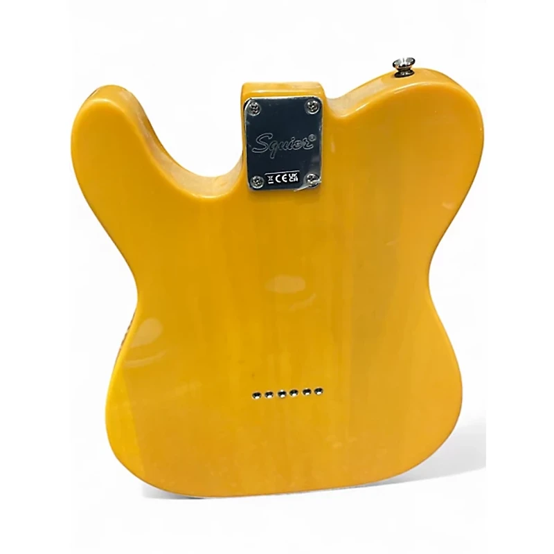 Used Squier Telecaster Butterscotch Blonde Solid Body Electric Guitar