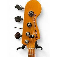 Used 2023 Fender American Ultra Precision Bass Arctic White Electric Bass Guitar