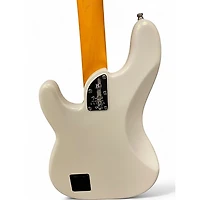 Used 2023 Fender American Ultra Precision Bass Arctic White Electric Bass Guitar