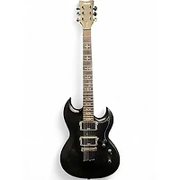 Used Schecter Guitar Research Demon S-II Black Solid Body Electric Guitar