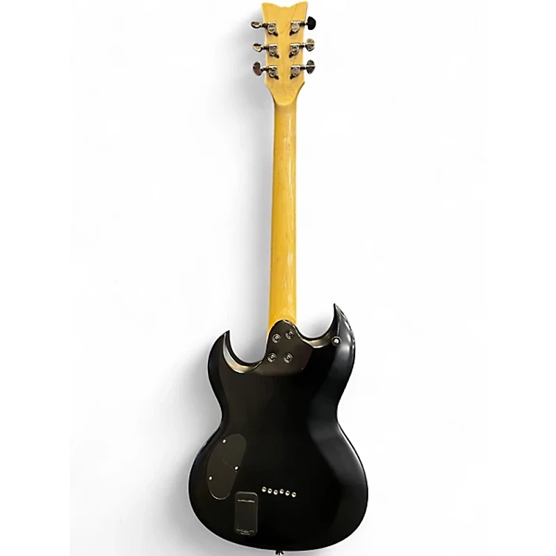 Used Schecter Guitar Research Demon S-II Black Solid Body Electric Guitar