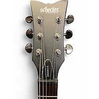 Used Schecter Guitar Research Demon S-II Black Solid Body Electric Guitar