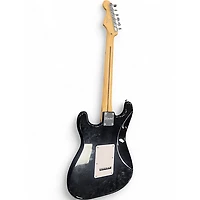 Used Squier Stratocaster Black and White Solid Body Electric Guitar