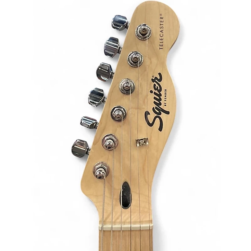 Used Squier Telecaster Yellow Solid Body Electric Guitar