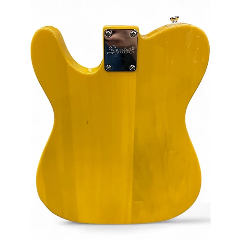 Used Squier Telecaster Yellow Solid Body Electric Guitar