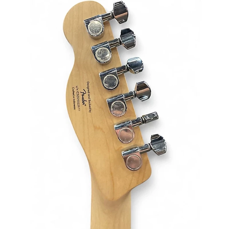 Used Squier Telecaster Yellow Solid Body Electric Guitar