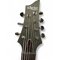 Used Schecter Guitar Research Diamond Series 7 String Black Solid Body Electric Guitar