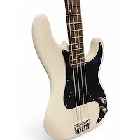 Used Fender Standard Precision Bass Alpine White Electric Bass Guitar
