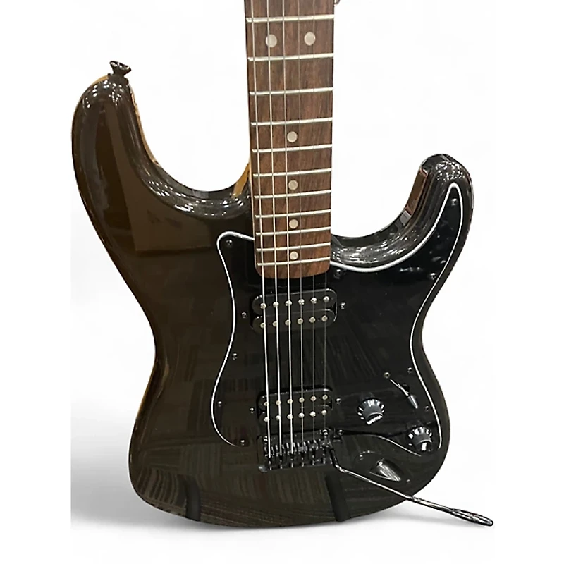 Used Squier Contemporary Stratocaster HH Black Solid Body Electric Guitar