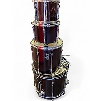 Used TAMA 4 Piece Superstar Black Chrome Drum Kit