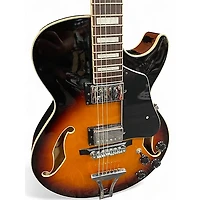 Used Ibanez AG75 Artcore 2 Tone Sunburst Hollow Body Electric Guitar