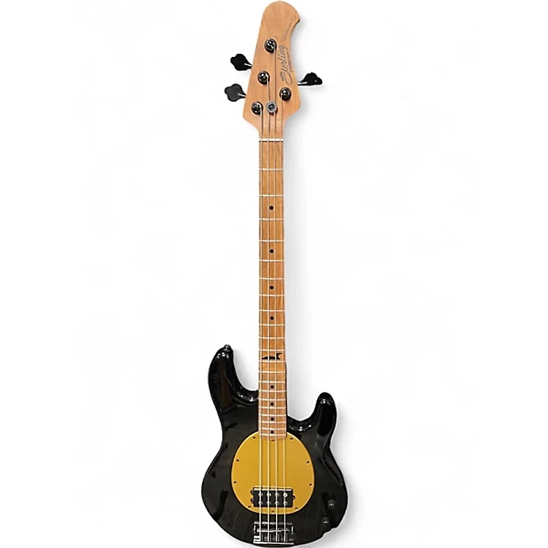 Used Sterling by Music Man Pete Wentz Artist Series StingRay Black and Gold Electric Bass Guitar