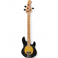 Used Sterling by Music Man  Pete Wentz Artist Series StingRay  Black and Gold Electric Bass Guitar