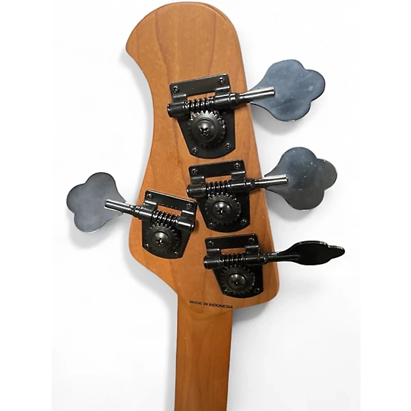 Used Sterling by Music Man Pete Wentz Artist Series StingRay Black and Gold Electric Bass Guitar