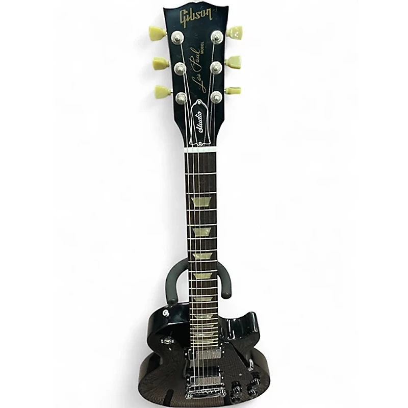 Used Gibson Les Paul Studio Black Solid Body Electric Guitar