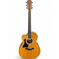 Used Taylor 114CE Left Handed Natural Acoustic Electric Guitar