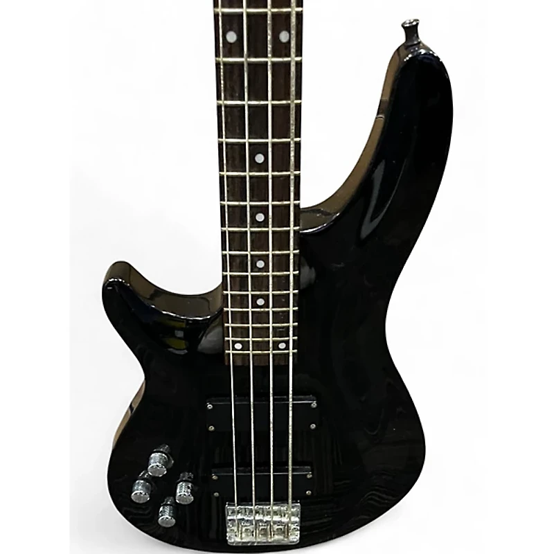 Used Schecter Guitar Research Omen 4 String Black Electric Bass Guitar