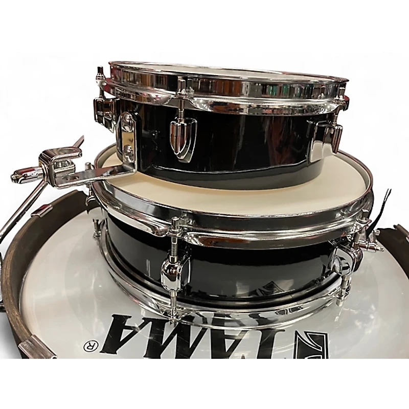 Used TAMA 4 Piece Club Jam Pancake Kit Black Drum Kit
