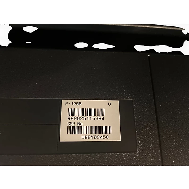 Used Yamaha P125B Digital Piano