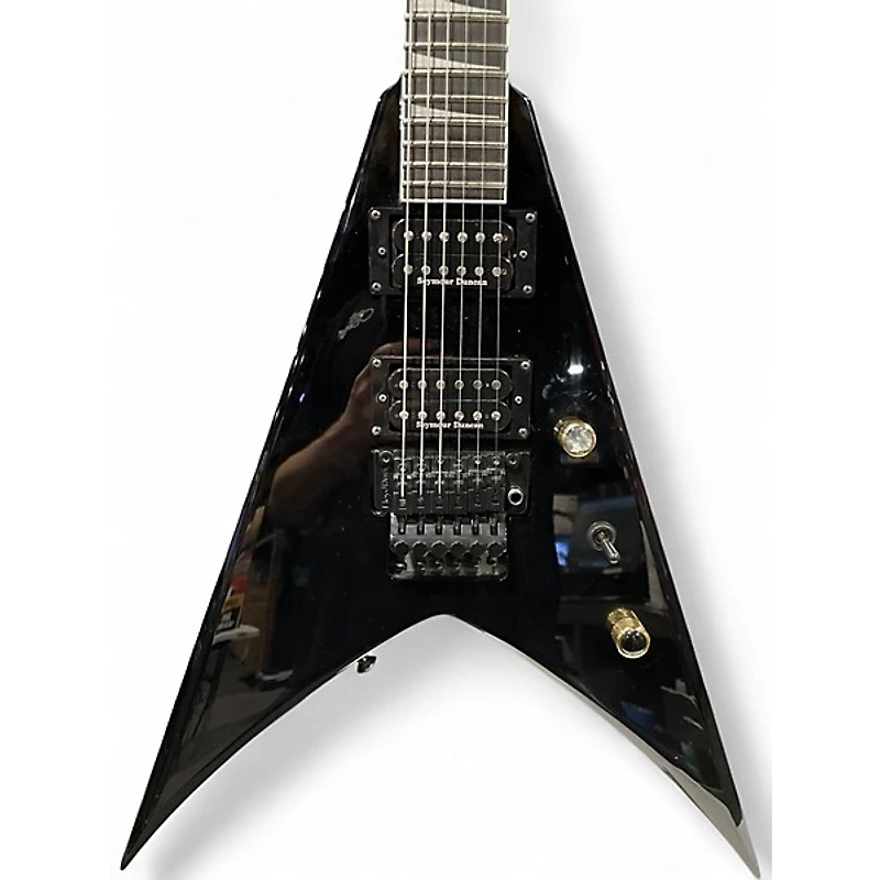 Used Jackson King V Black Solid Body Electric Guitar