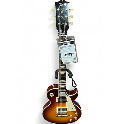 Used 2014 Gibson LPR9 1959 Les Paul Reissue ICED TEA BURST Solid Body Electric Guitar