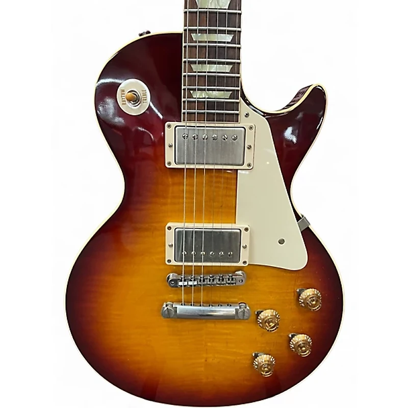 Used 2014 Gibson LPR9 1959 Les Paul Reissue ICED TEA BURST Solid Body Electric Guitar
