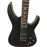 Used Schecter Guitar Research Evil Twin Satin Black Solid Body Electric Guitar