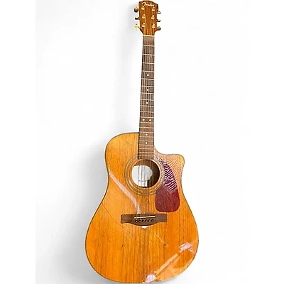 Used Fender CD220CE Natural Acoustic Guitar