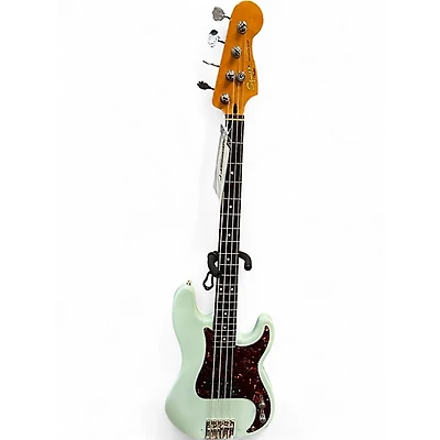 Used Squier Classic Vibe 1960S Precision Bass Surf Green Electric Bass Guitar
